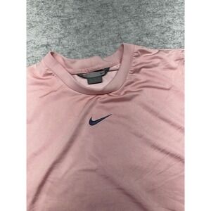 Nike Shirt Mens 2XL Pink Sleeveless Athletic Workout Tank‎ Top Dri-FIT Polyester